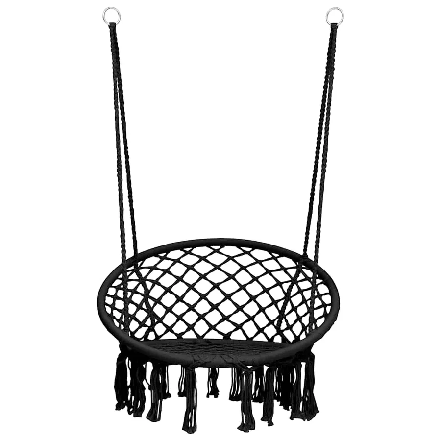 Chaise à bascule en hamac 80 cm Anthracite - 3