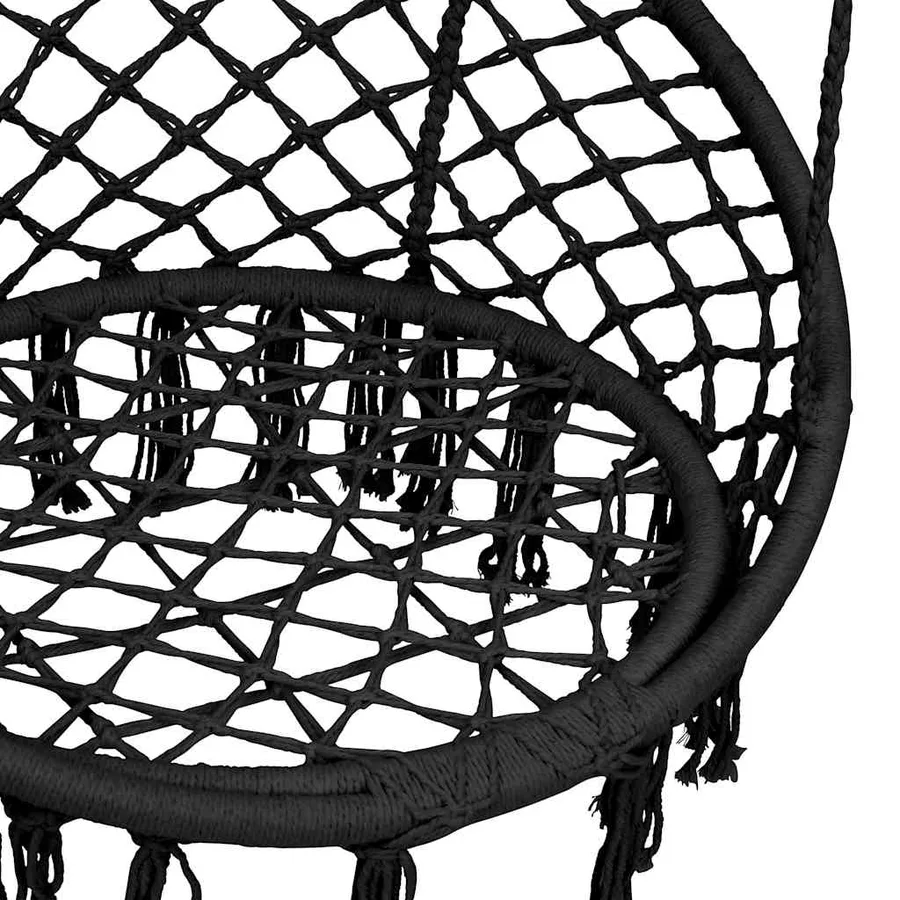 Chaise à bascule en hamac 80 cm Anthracite - 4
