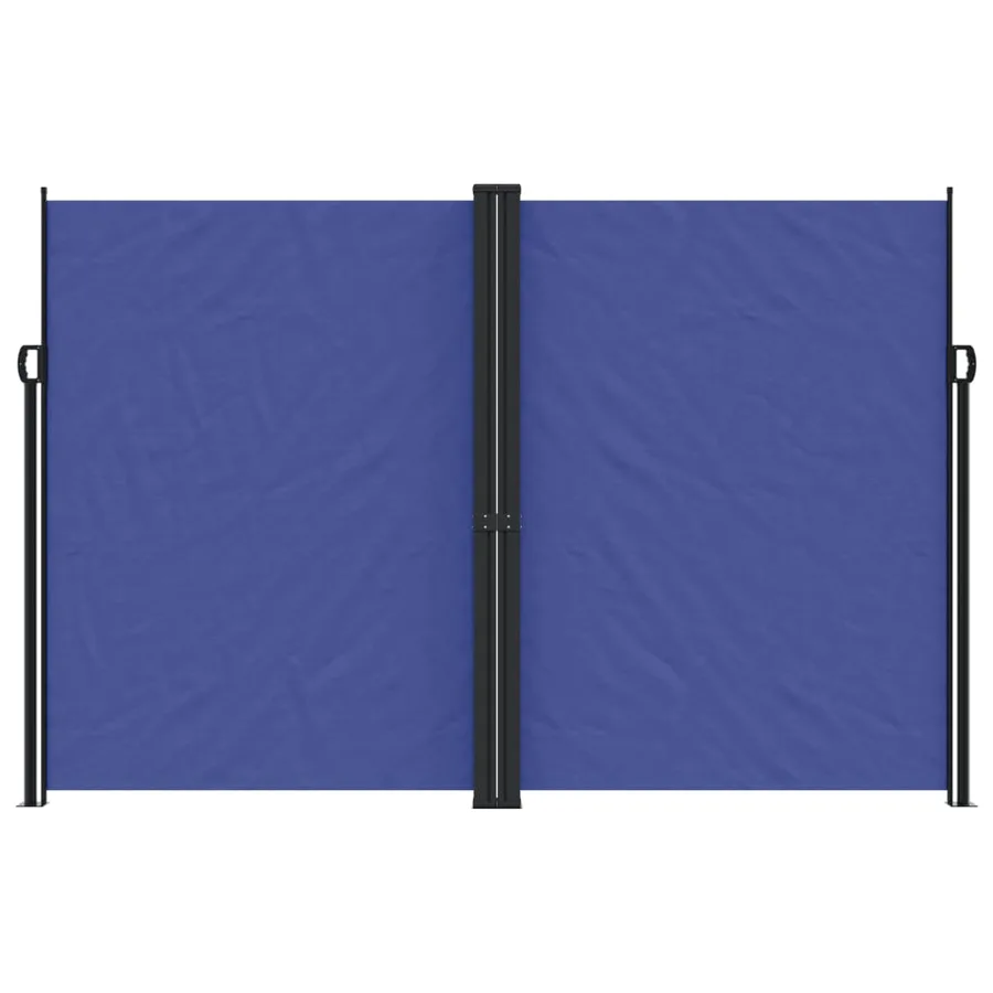 Auvent latéral rétractable bleu 220x600 cm - 3