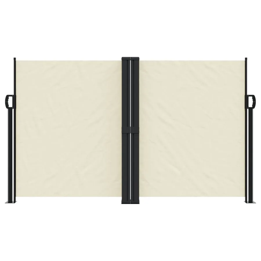 Auvent latéral rétractable crème 140x1000 cm - 3