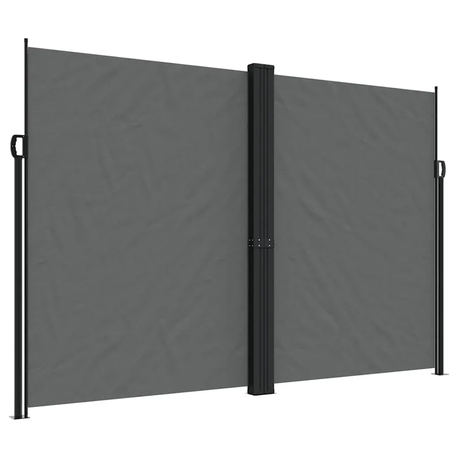 Auvent latéral rétractable anthracite 220x600 cm - 2