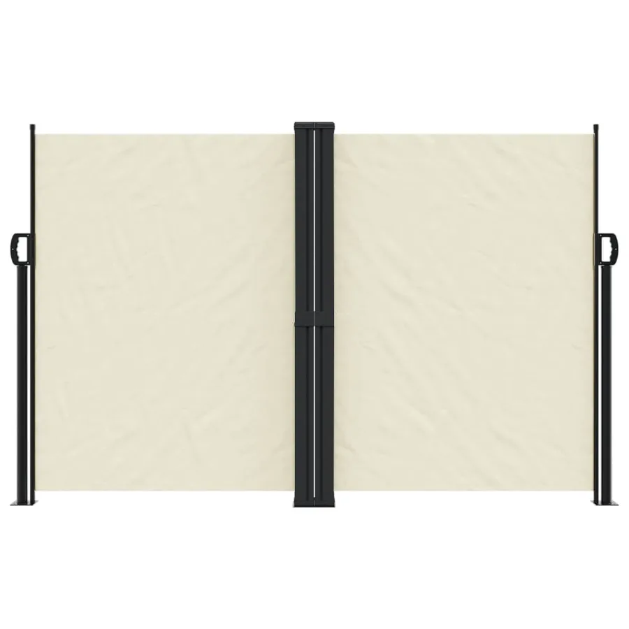 Auvent latéral rétractable crème 160x600 cm - 3
