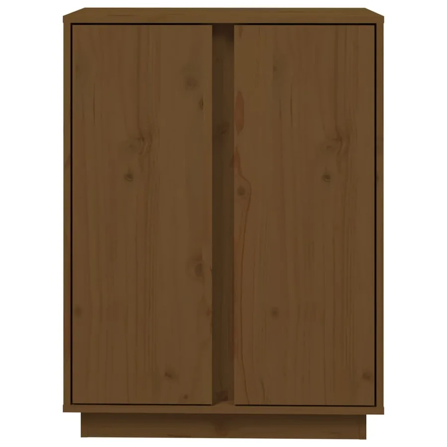 Buffet Marron miel 60x35x80 cm Bois massif de pin - 6