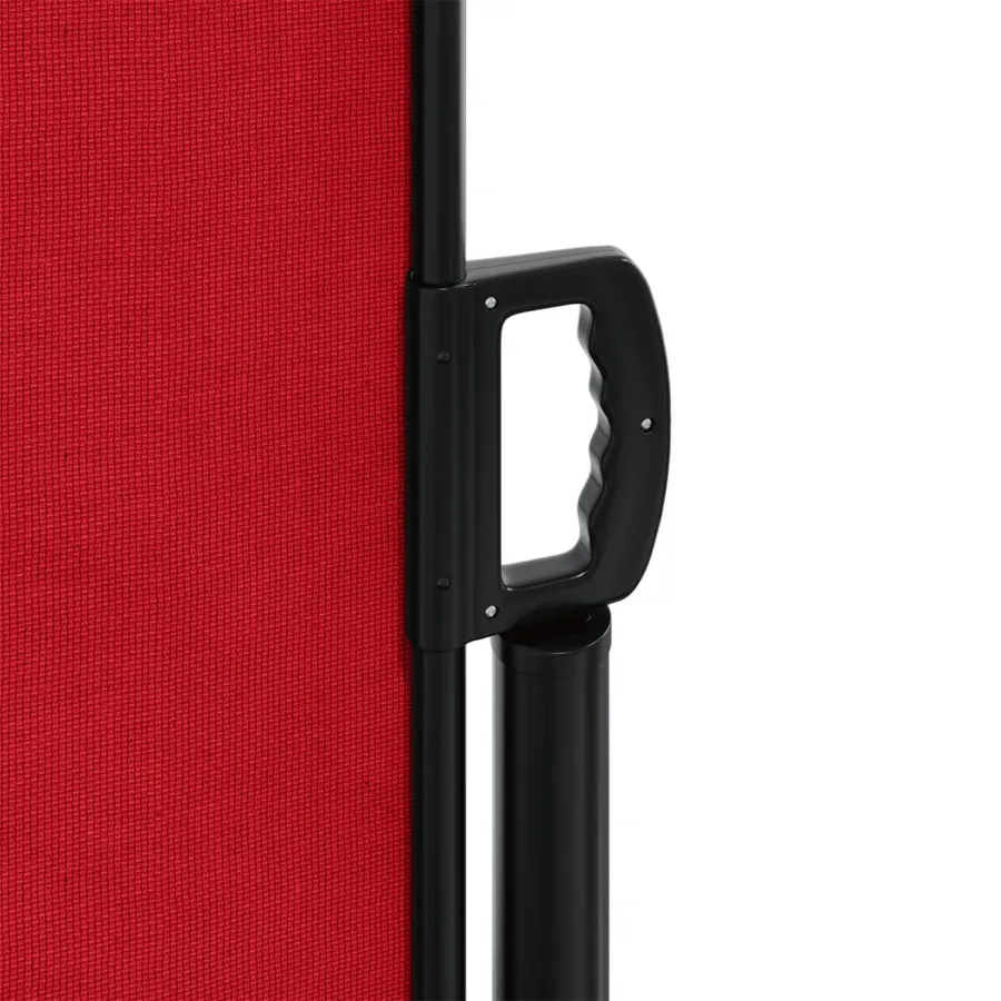 Auvent latéral rétractable rouge 160x600 cm - 8