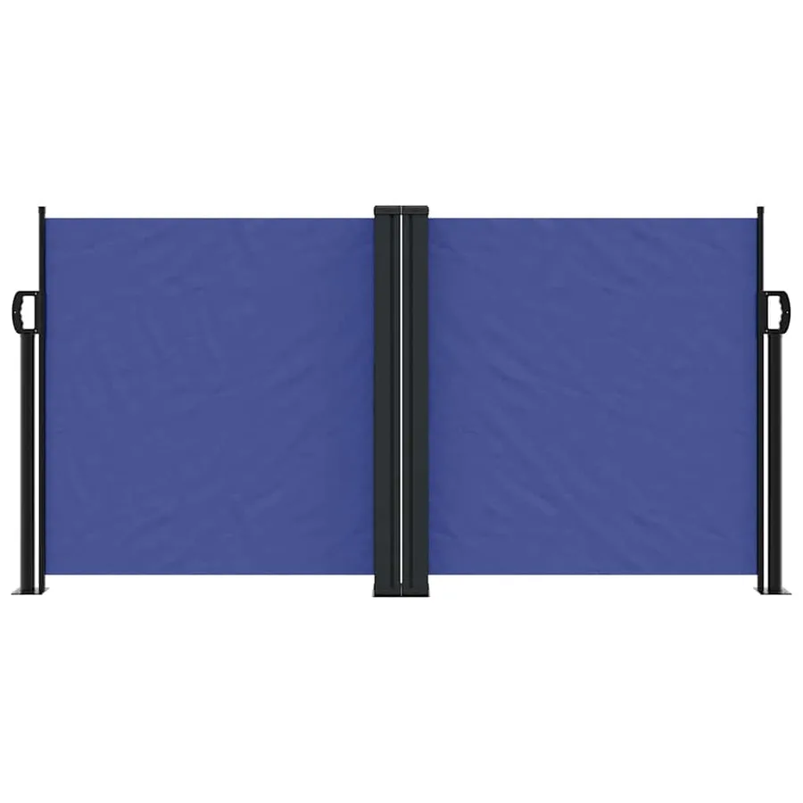 Auvent latéral rétractable bleu 120x600 cm - 3