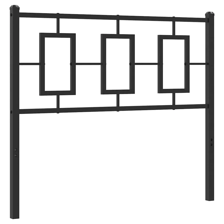 Tête de lit de remplacement métal noir 100 cm - 2
