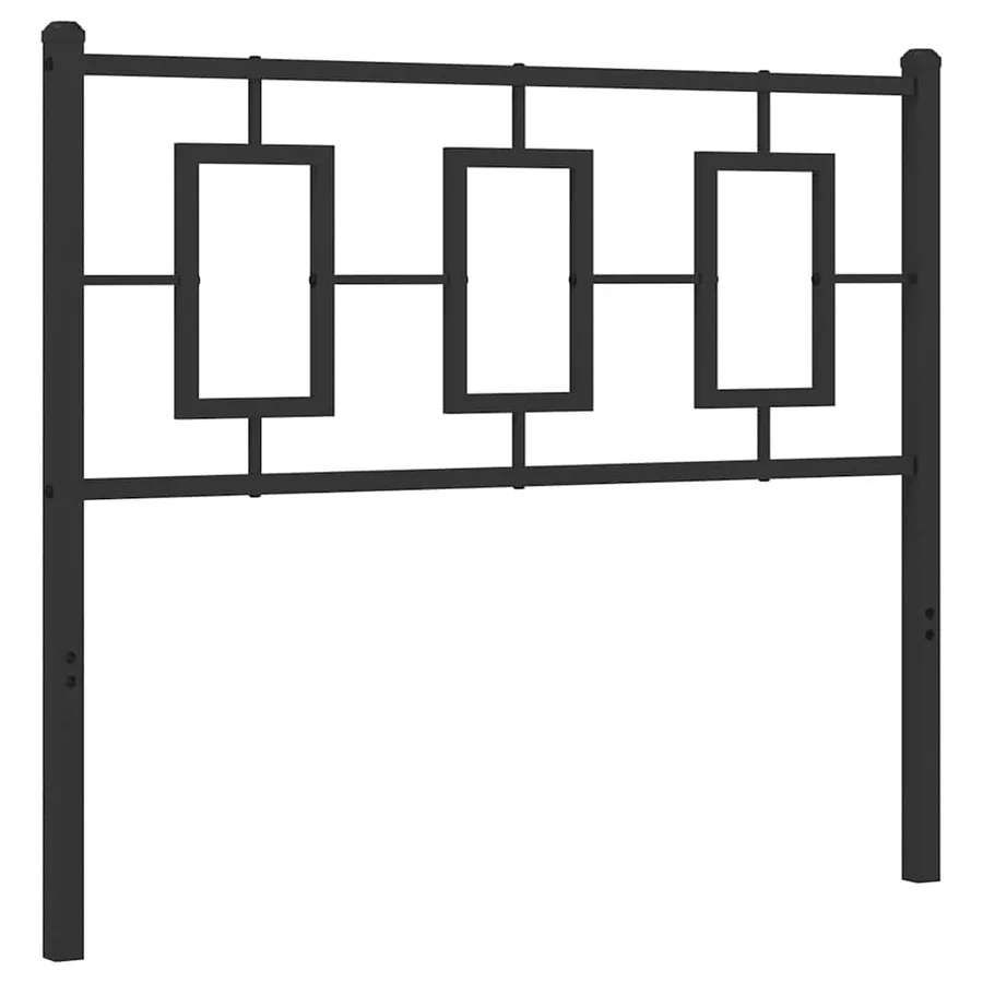 Tête de lit de remplacement métal noir 100 cm - 5