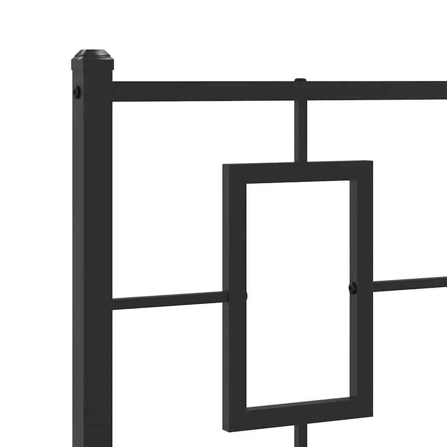 Tête de lit de remplacement métal noir 100 cm - 6