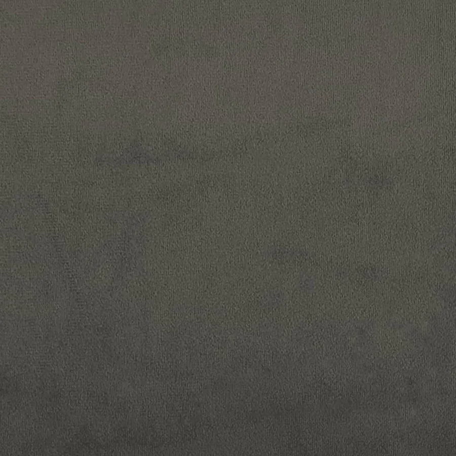 Sommier à lattes de lit et matelas gris foncé 120x190cm velours - 8