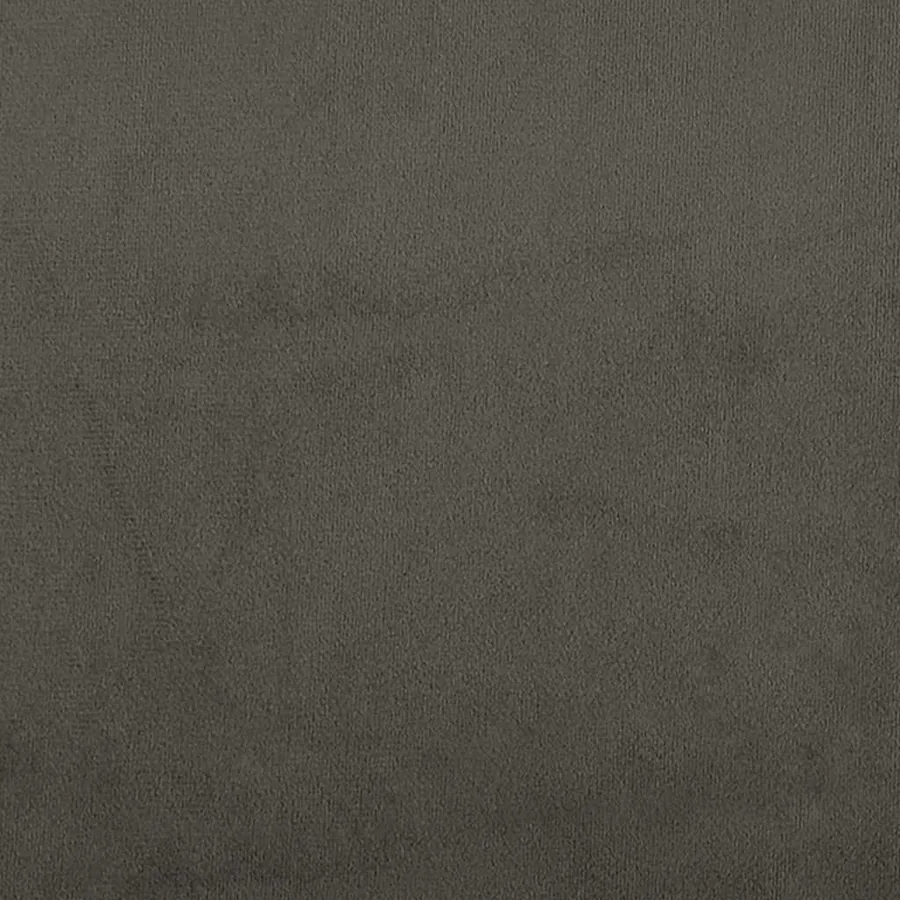 Cadre de lit sans matelas gris foncé 120x190 cm velours - 10
