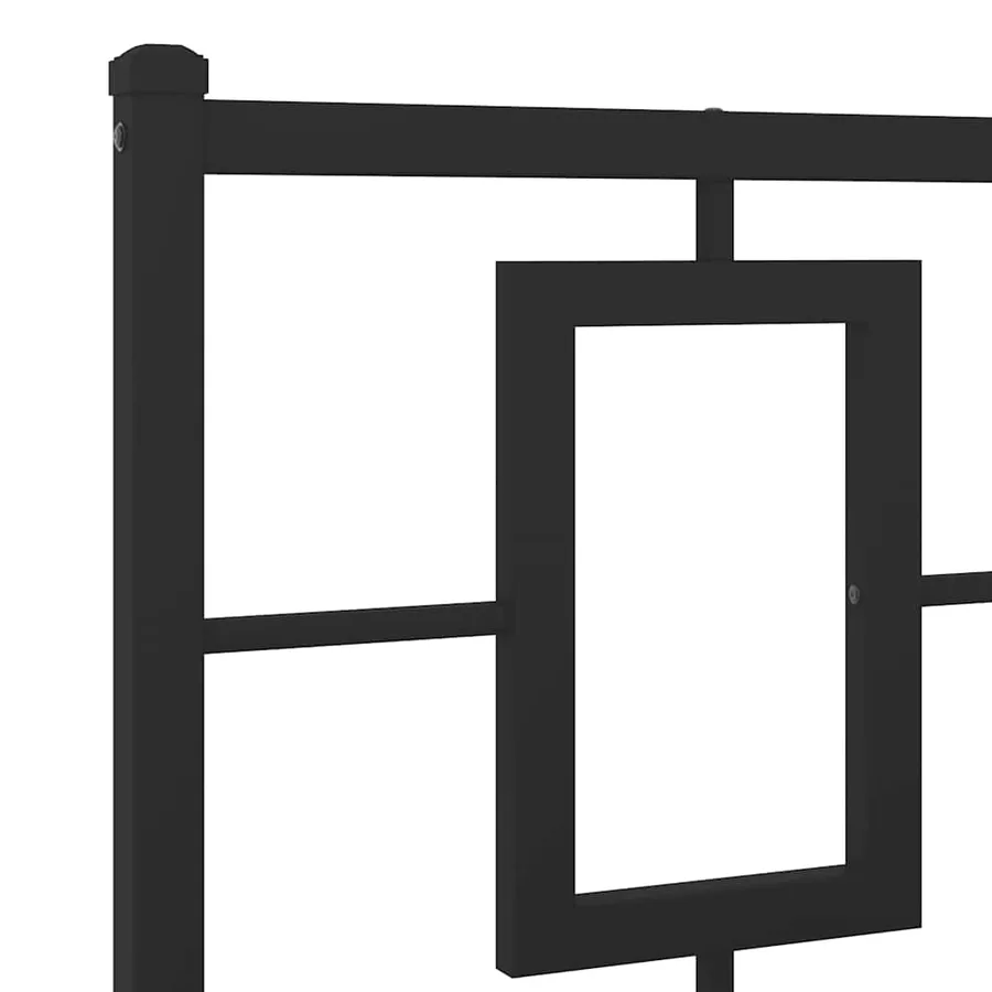 Tête de lit de remplacement métal noir 200 cm - 6