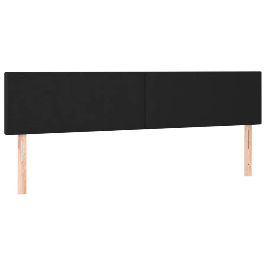 Cadre de lit sans matelas noir 120x190 cm similicuir - 8