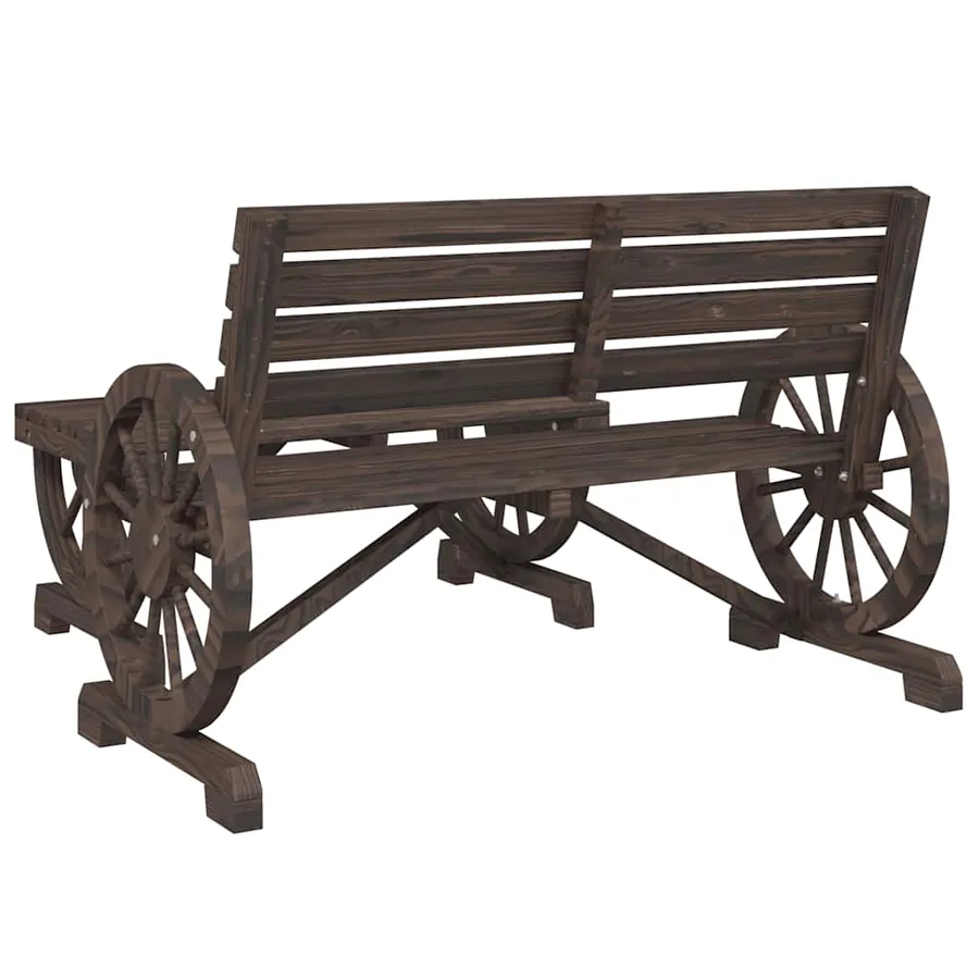 Salon de jardin 4 pcs bois de sapin massif - 10