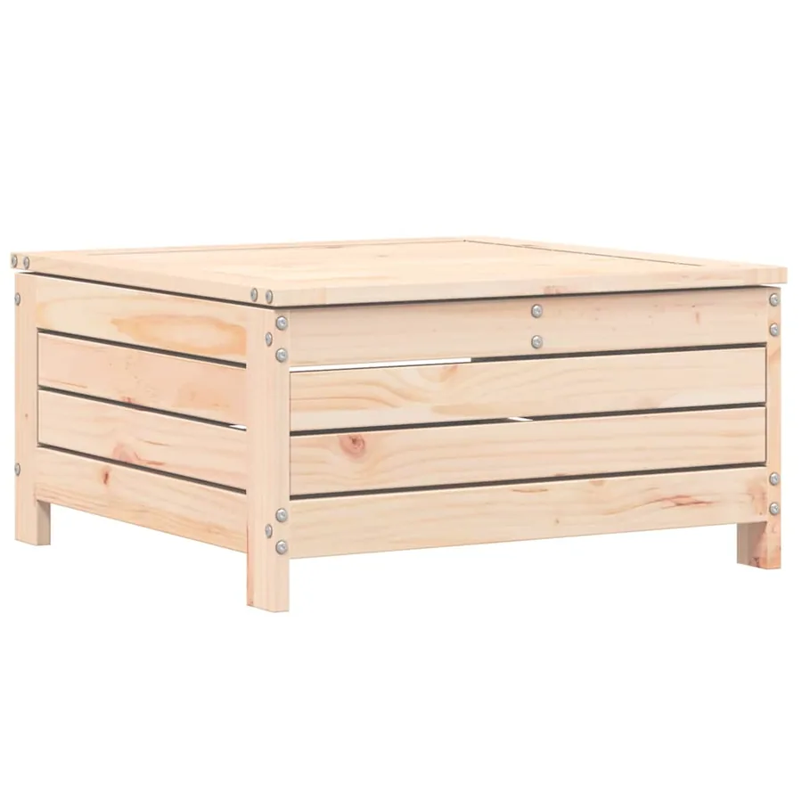 Salon de jardin 6 pcs bois de pin massif - 6
