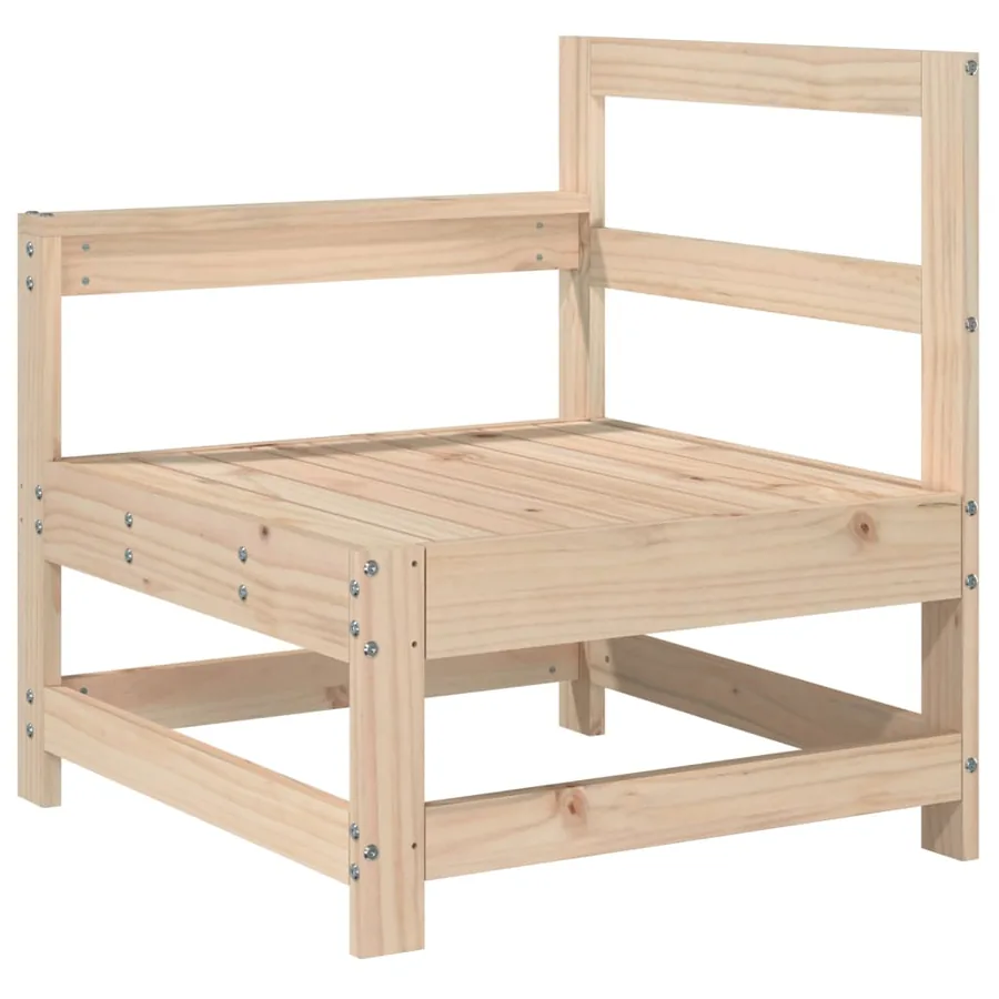 Salon de jardin 7 pcs bois de pin massif - 6