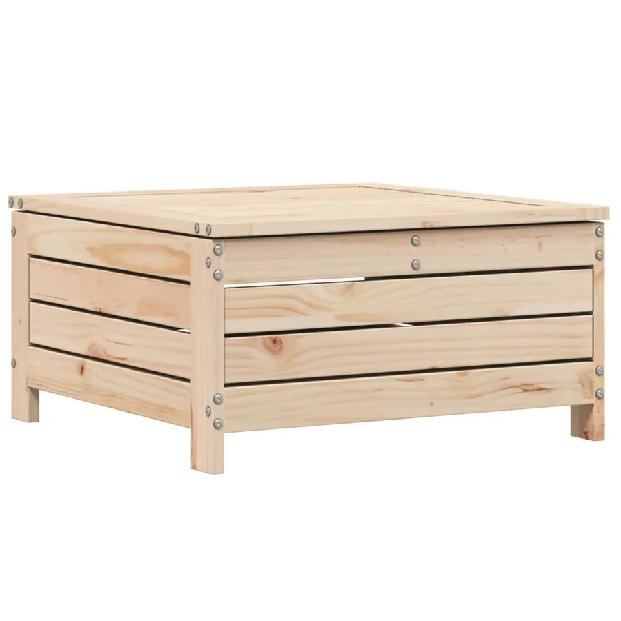 Salon de jardin 7 pcs bois de pin massif - 7