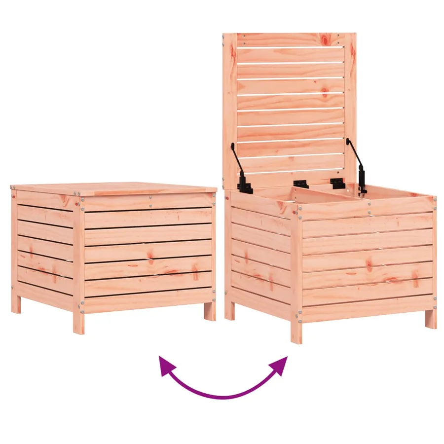 Salon de jardin 7 pcs bois massif sapin de douglas - 11