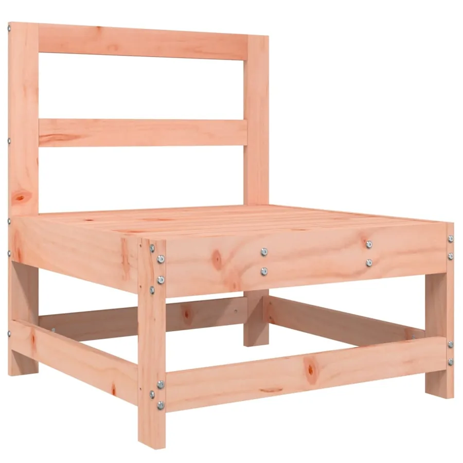 Salon de jardin 7 pcs bois massif sapin de douglas - 6