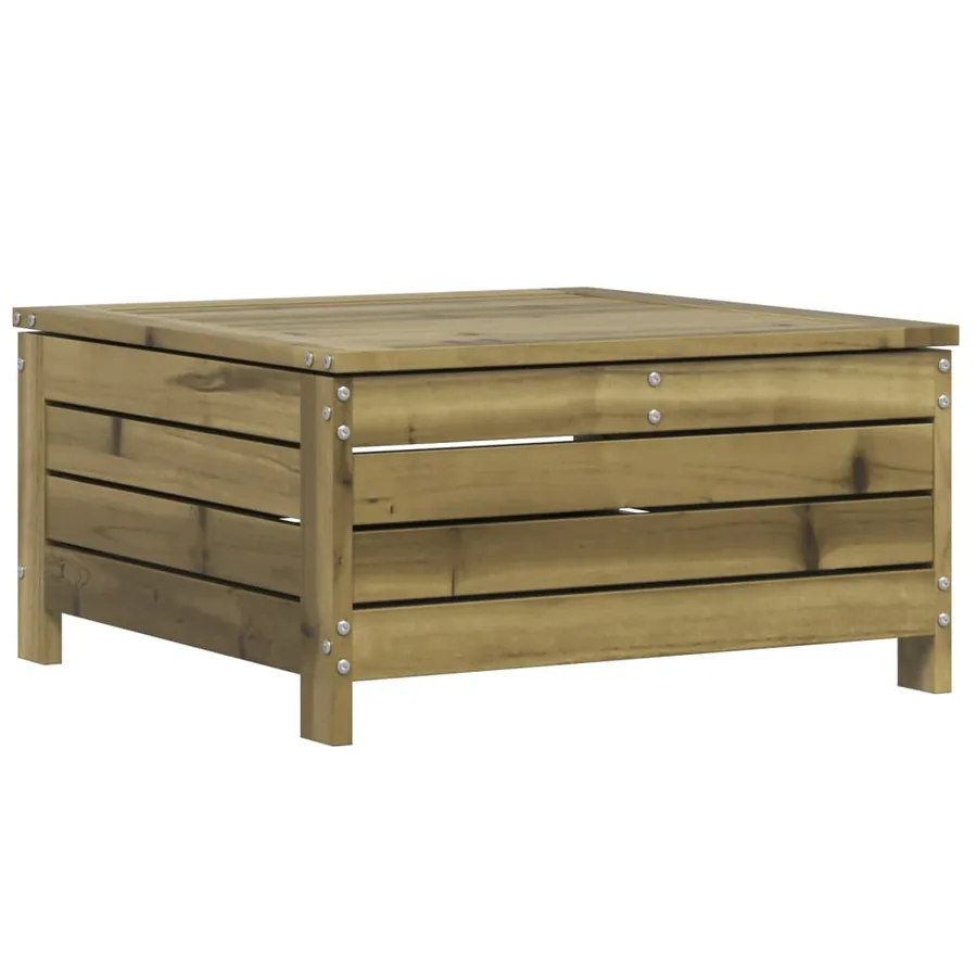 Salon de jardin 7 pcs bois de pin imprégné - 7