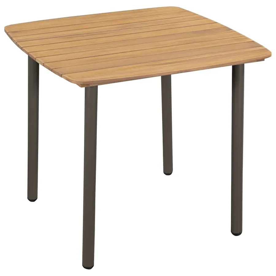 Ensemble à manger de jardin 3 pcs Résine tressée Gris - 6