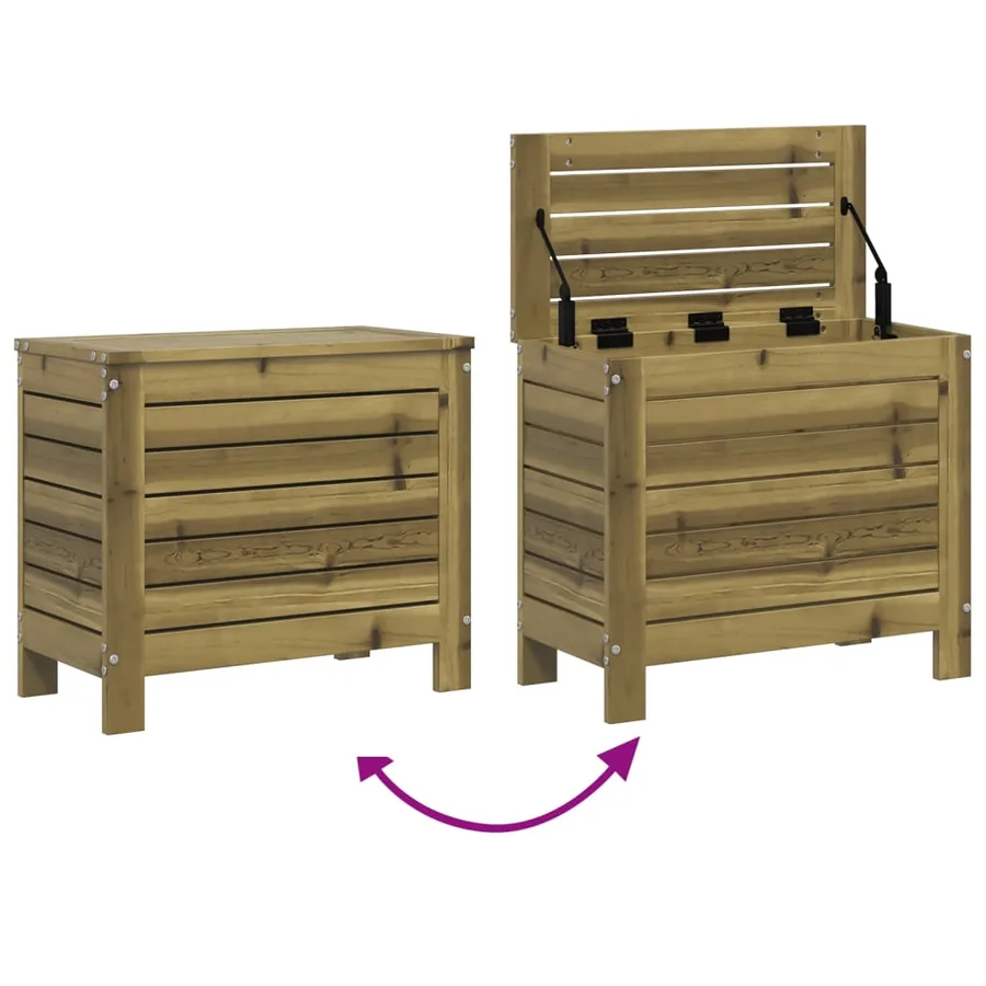 Salon de jardin 10 pcs bois de pin imprégné - 13