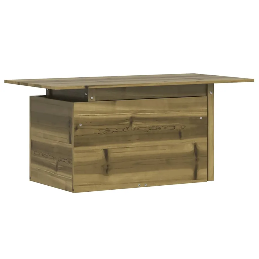 Table de jardin 100x50x75 cm bois de pin imprégné - 7