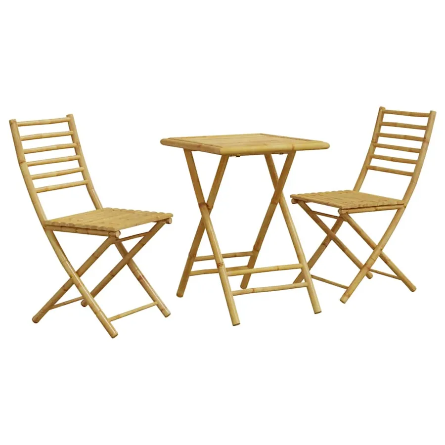 Ensemble de bistro 3 pcs bambou - 2