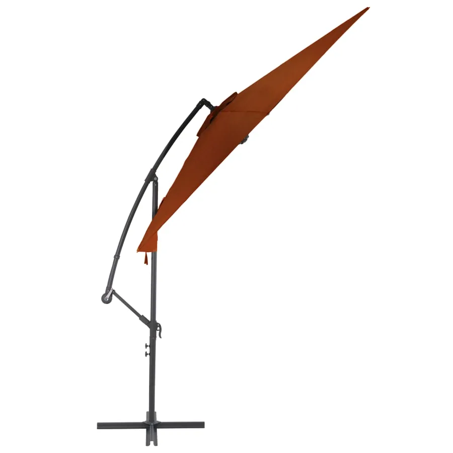 Parasol de jardin en porte-à-faux avec mât en aluminium - 3