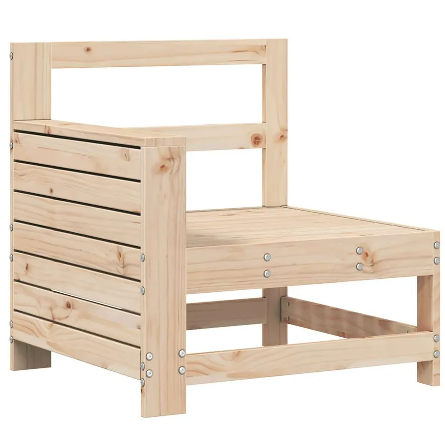 Salon de jardin 7 pcs bois de pin massif - 4
