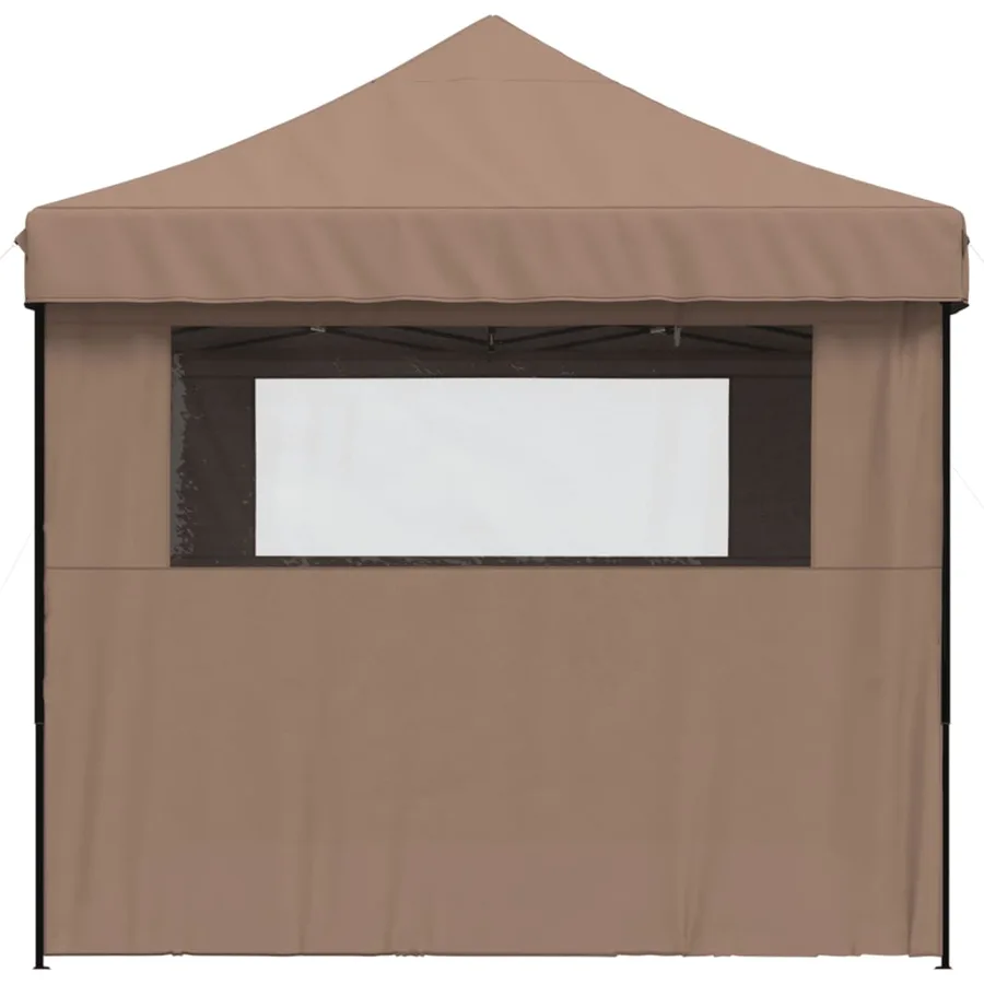 Tente de réception pliable escamotable avec 4 parois latérales - 5