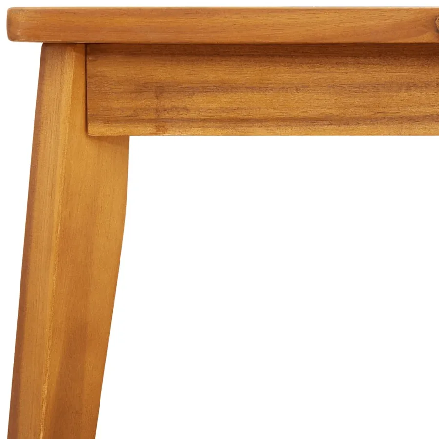 Salon de jardin 5 pcs bois d'acacia solide - 12