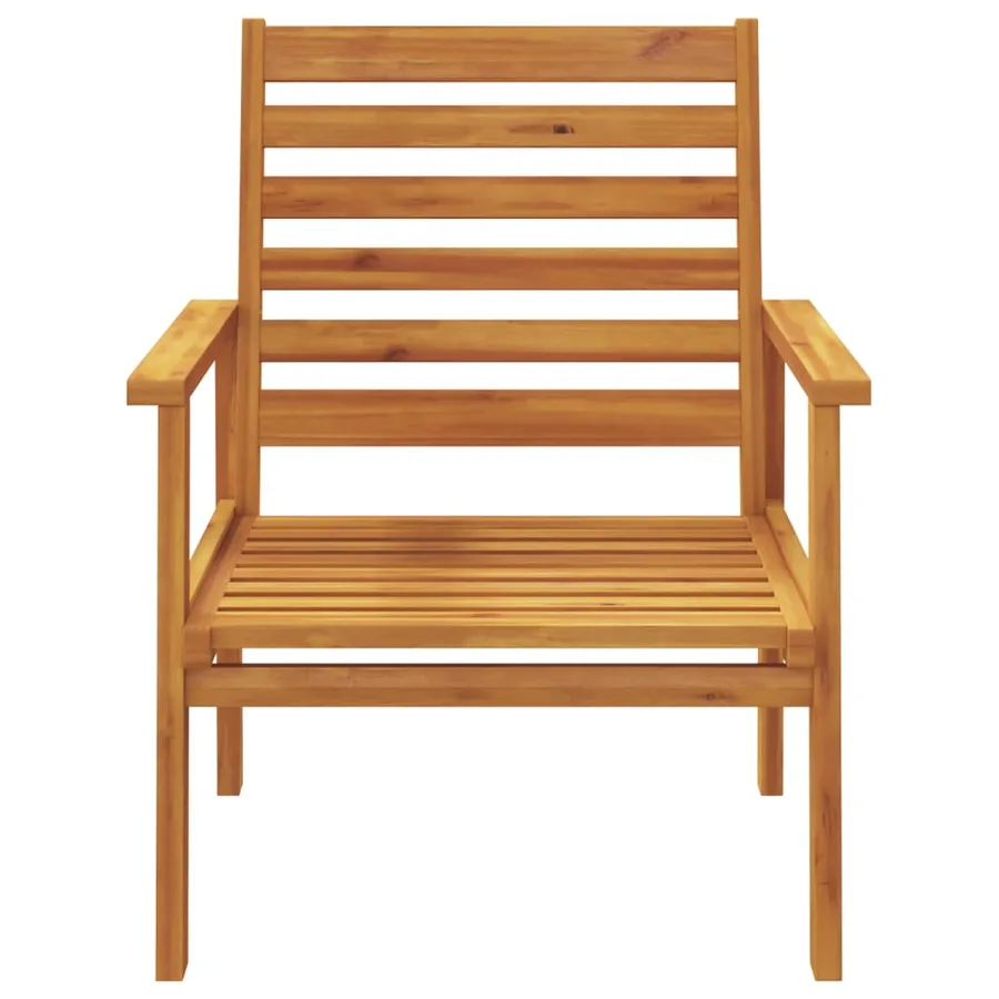 Salon de jardin 5 pcs bois d'acacia solide - 6
