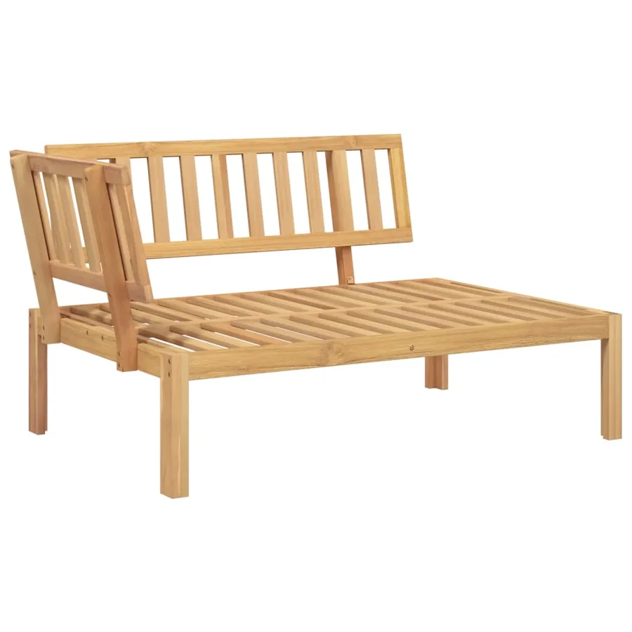 Salon palette de jardin 4 pcs bois d'acacia massif - 3