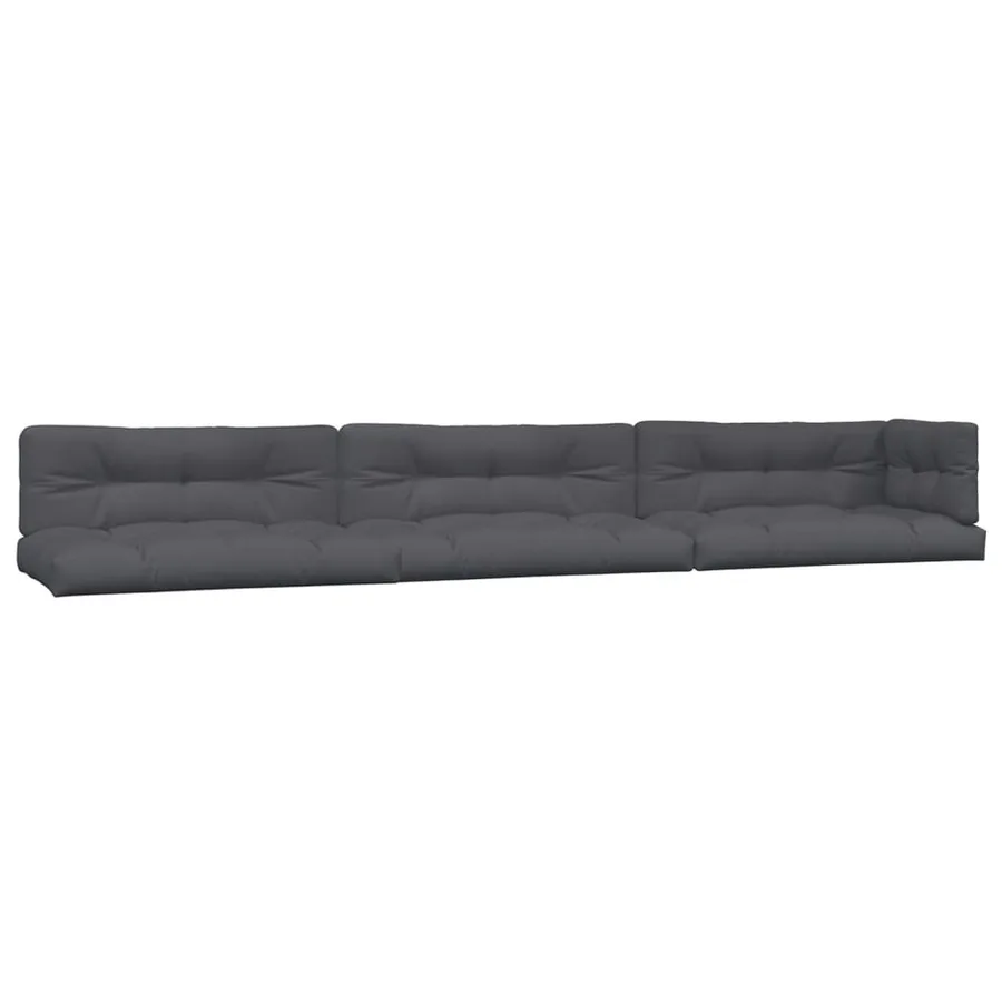 Salon palette de jardin avec coussins 6pcs bois d'acacia massif - 6