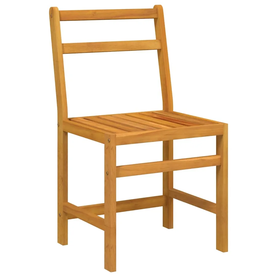 Ensemble de balcon 3 pcs bois d'acacia solide - 3