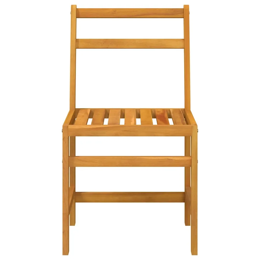 Ensemble de balcon 3 pcs bois d'acacia solide - 4