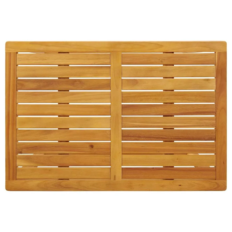 Ensemble de balcon 3 pcs bois d'acacia solide - 7