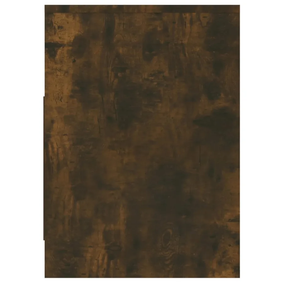 Meuble TV Chêne fumé 102x37,5x52,5 cm Bois d'ingénierie - 7