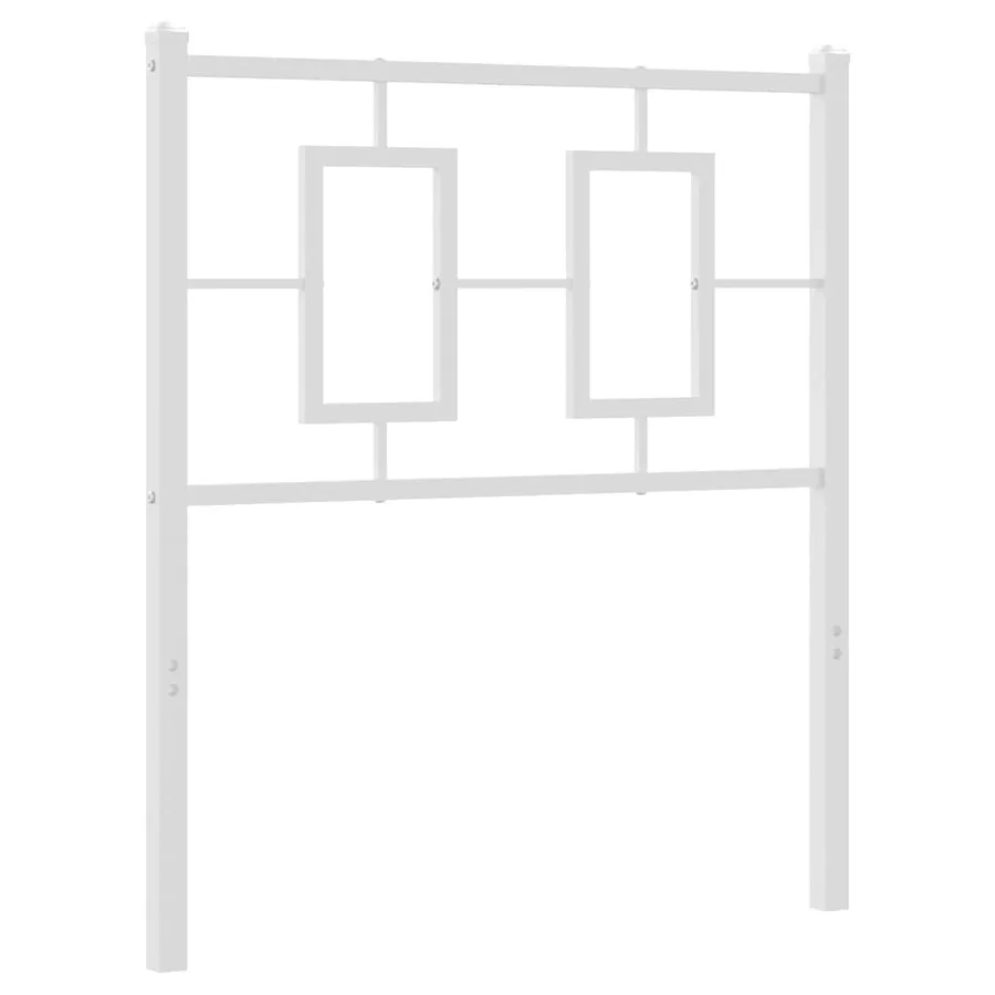 Tête de lit de remplacement métal blanc 75 cm - 2