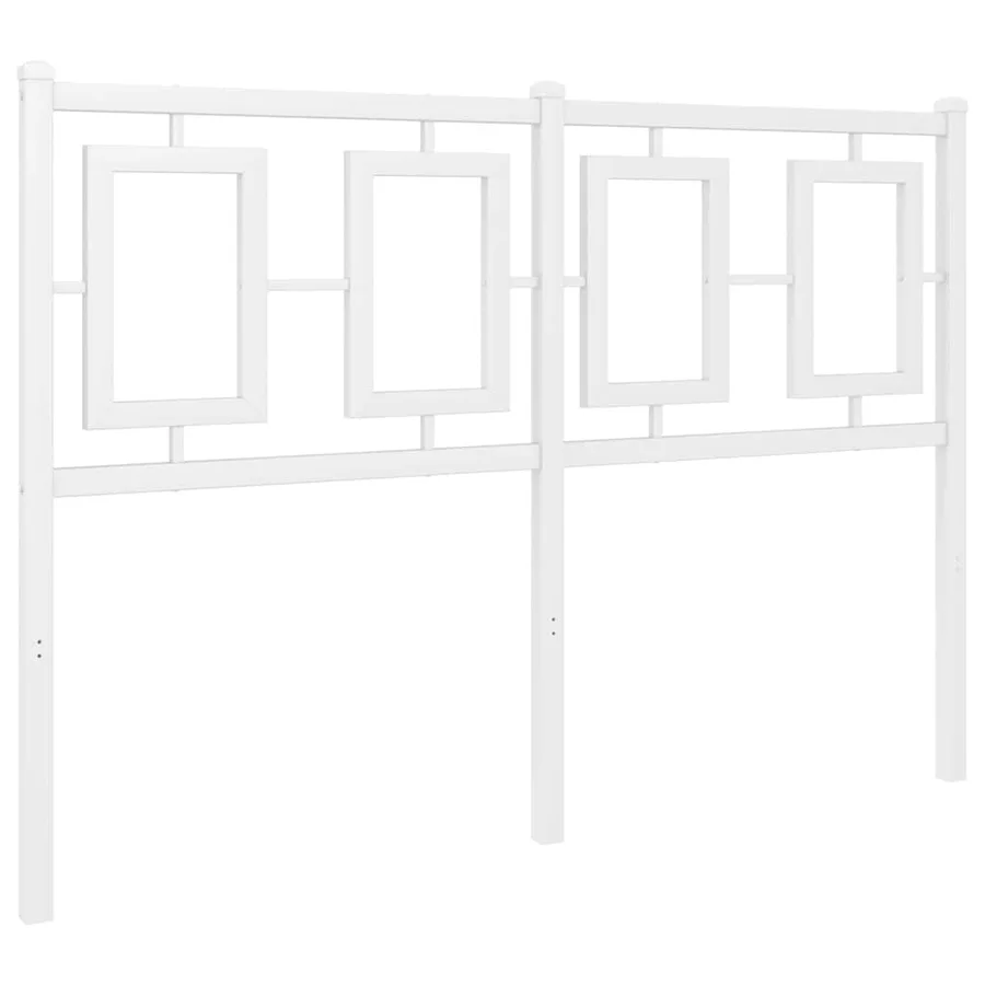 Tête de lit de remplacement métal blanc 120 cm - 2