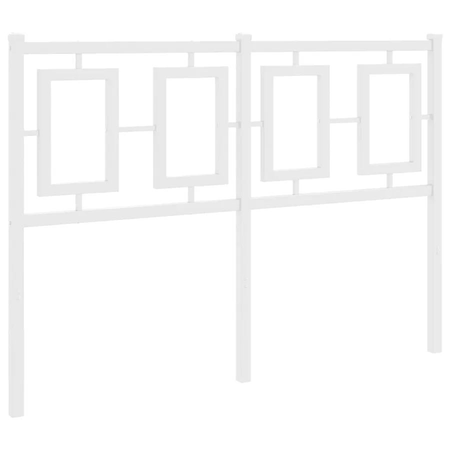 Tête de lit de remplacement métal blanc 120 cm - 5
