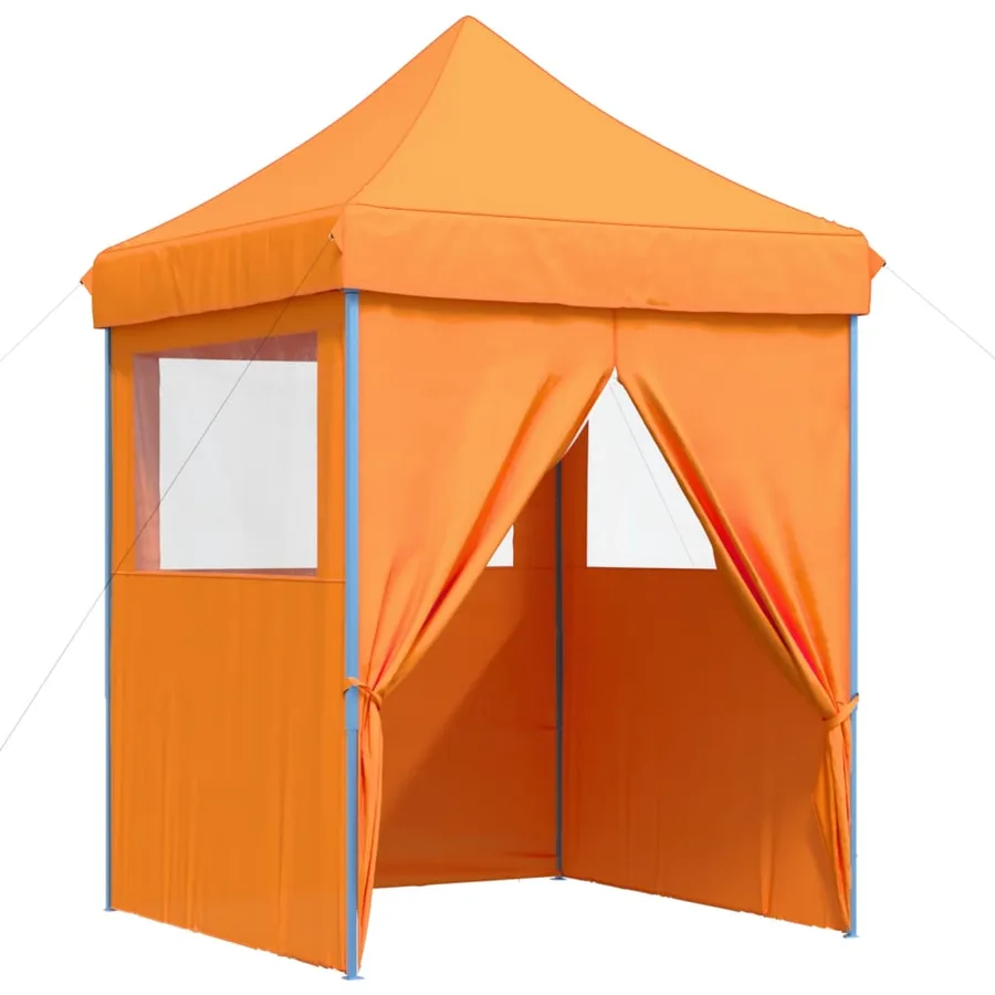 Tente de réception pliable escamotable avec 4 parois latérales - 7