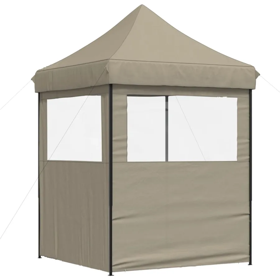 Tente de réception pliable escamotable avec 2 parois latérales - 4