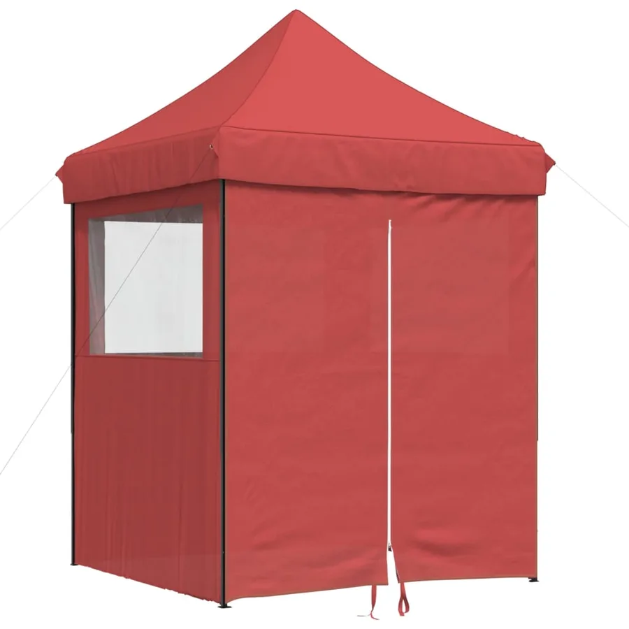 Tente de réception pliable escamotable avec 4 parois latérales - 2