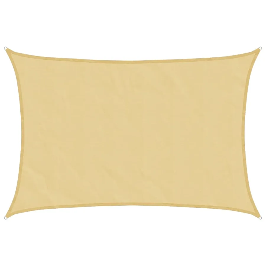 Voile d'ombrage sable 3,5x2,5 m 100 % polyester oxford - 2