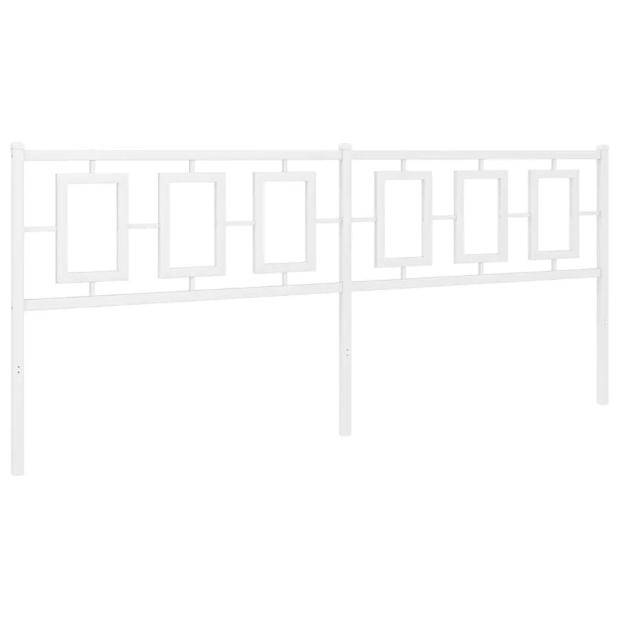 Tête de lit de remplacement métal blanc 200 cm - 2