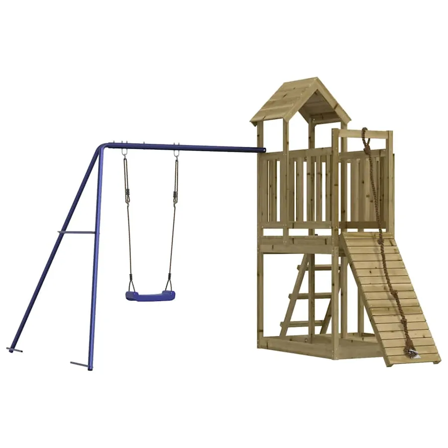 Aire de jeux d'extérieur bois de pin imprégné - 2
