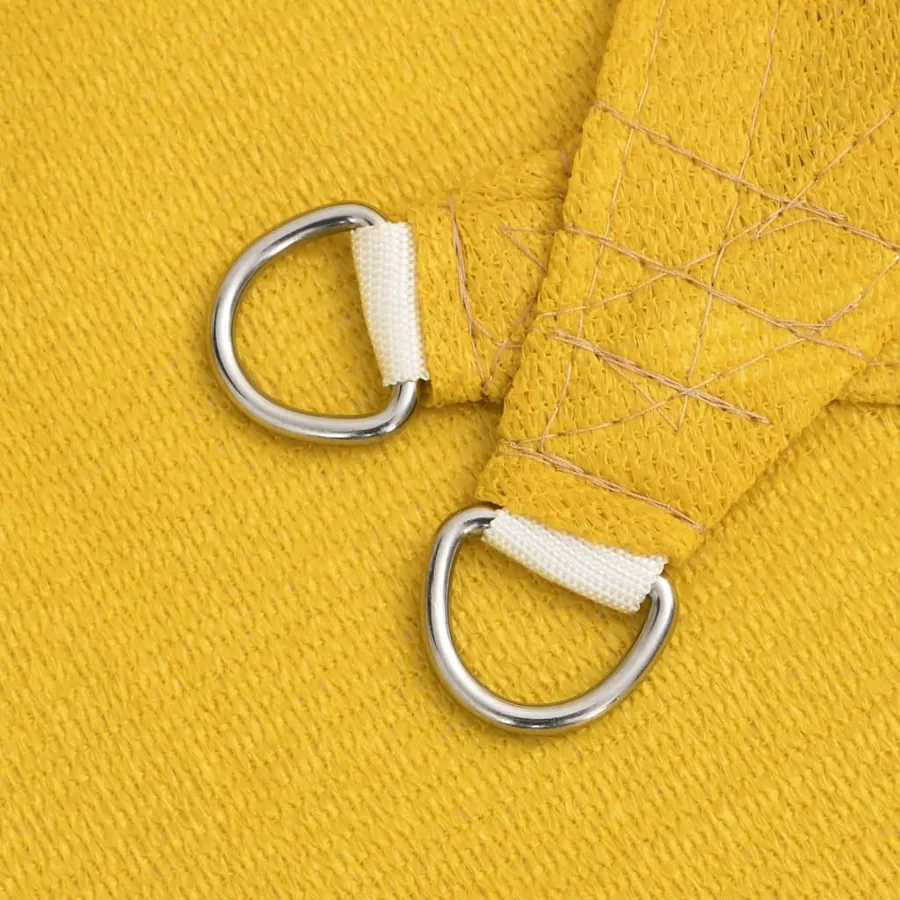 Voile d'ombrage 160 g/m² Jaune 3/4x2 m PEHD - 5