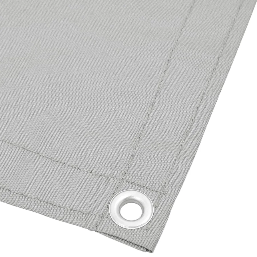 Écran de balcon gris clair 120x300 cm 100% polyester oxford - 4