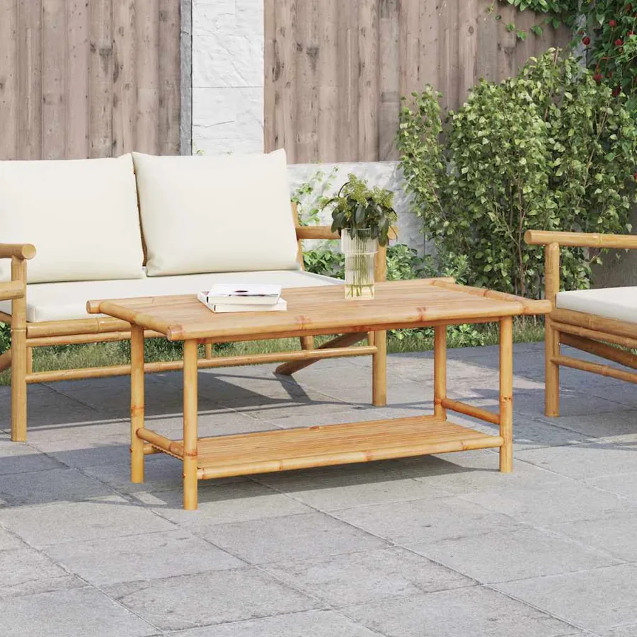 Table basse 110x55x45 cm bambou